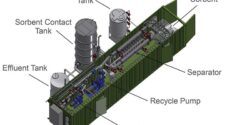 AquaPRSTM PFAS Removal System Pilot Unit.