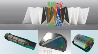 The digital twins will determine the balance between low flow resistance, a large filtration area and sufficient mechanical robustness of the design. Photo courtesy Fraunhofer ITWM